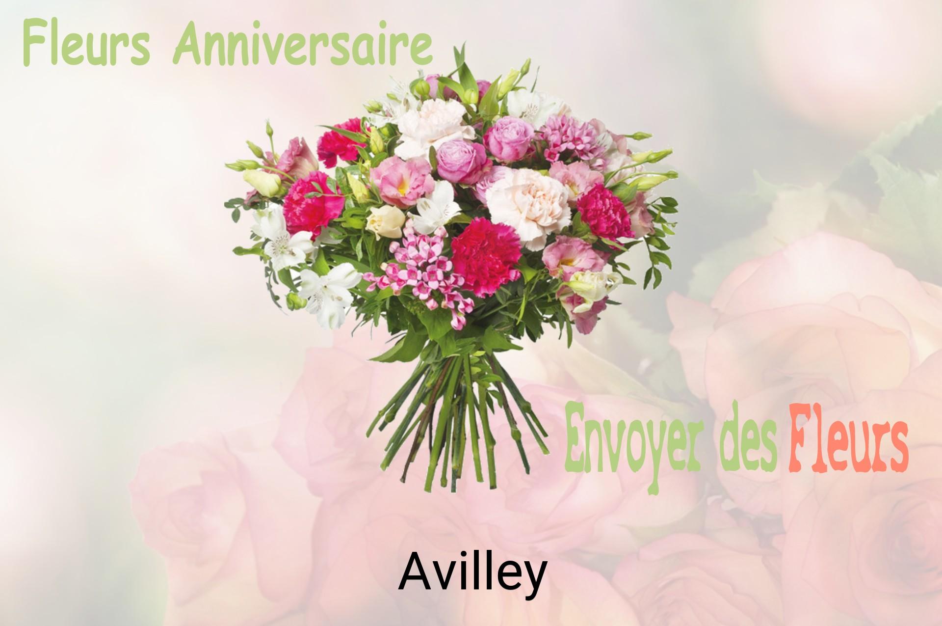Bouquet de fleurs d’anniversaire livré à Avilley