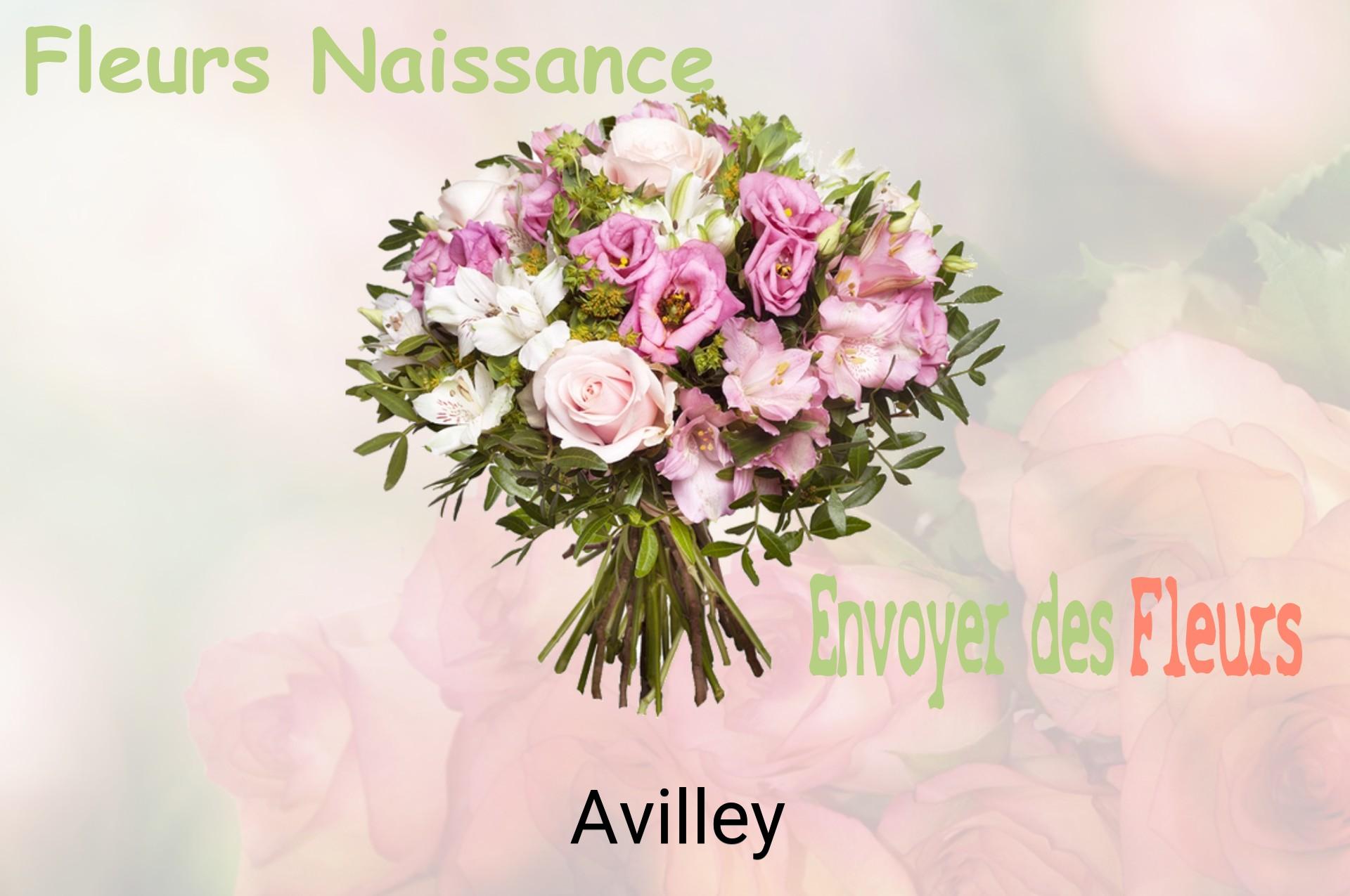 Bouquet de fleurs de naissance livré à Avilley