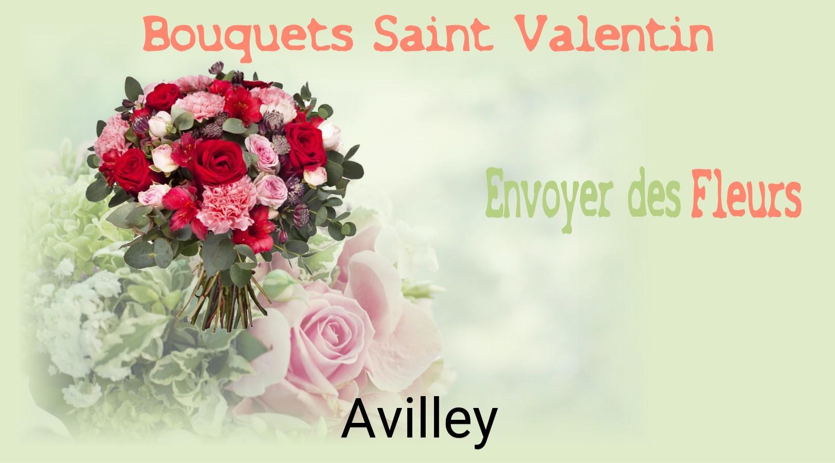 Roses de Saint-Valentin livrées à Avilley